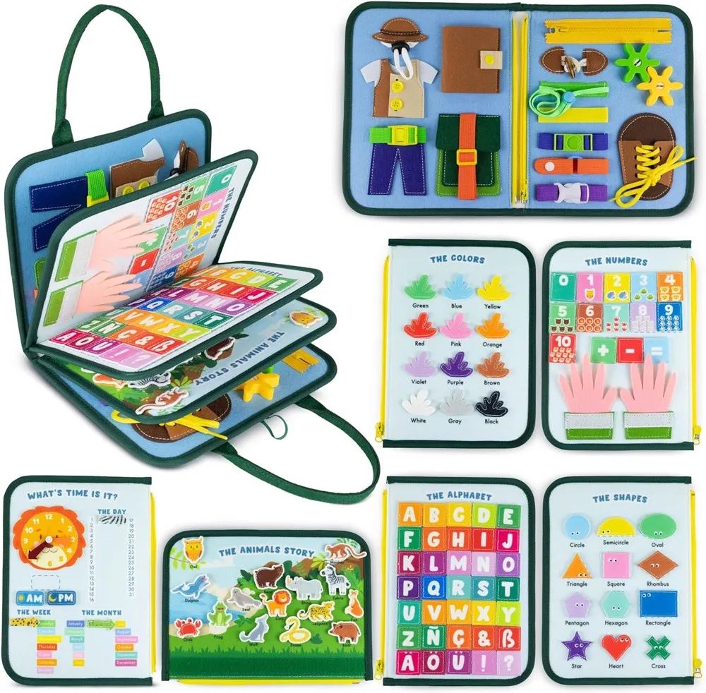 BONNYCO Toddler Busy Board 