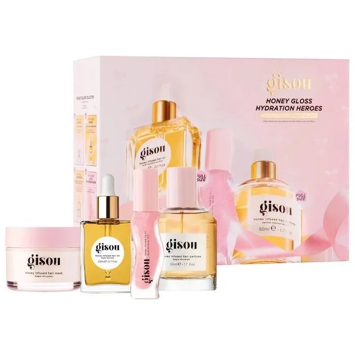 Gisou - Honey Gloss Hydration Heroes Hair Value Set 🍯