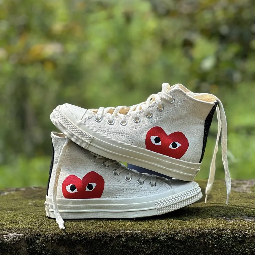 Converse x PLAY Comme des Garçons ❤️