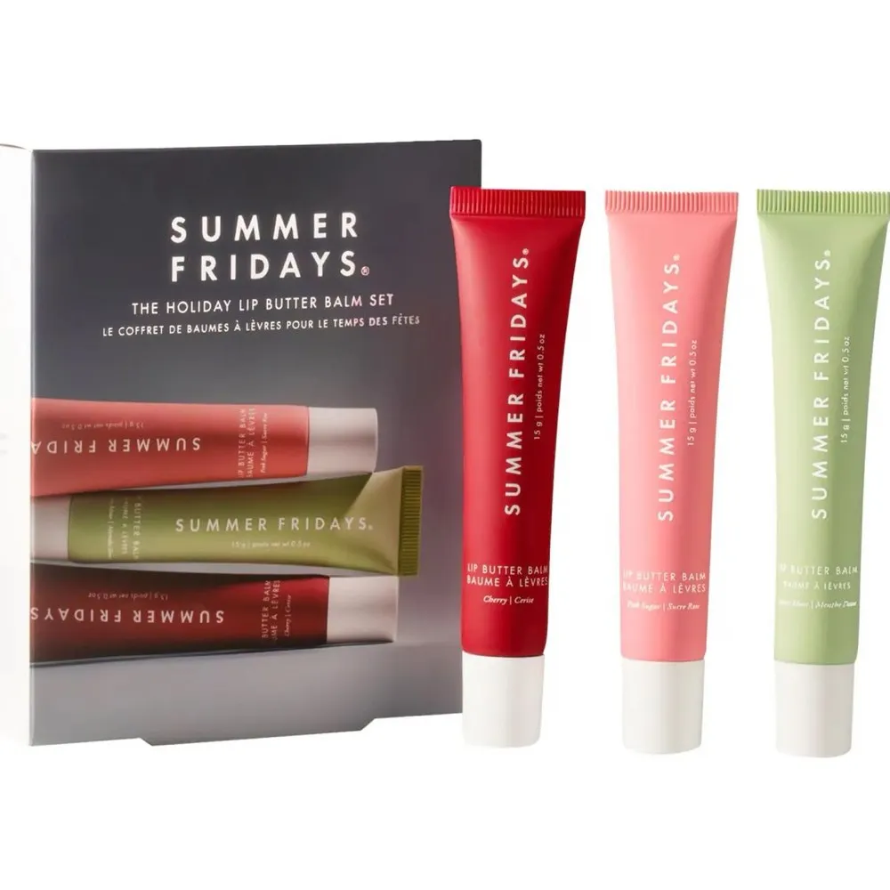 Summer Fridays The Holiday Lip Butter Balm Set 💋 