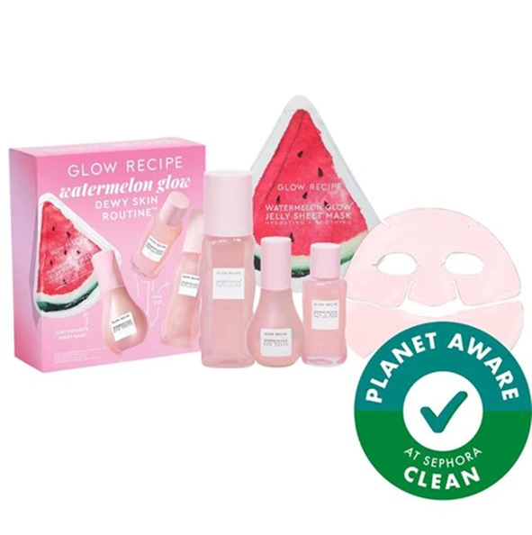Glow Recipe 
Watermelon Glow Dewy Skin Routine Gift Set