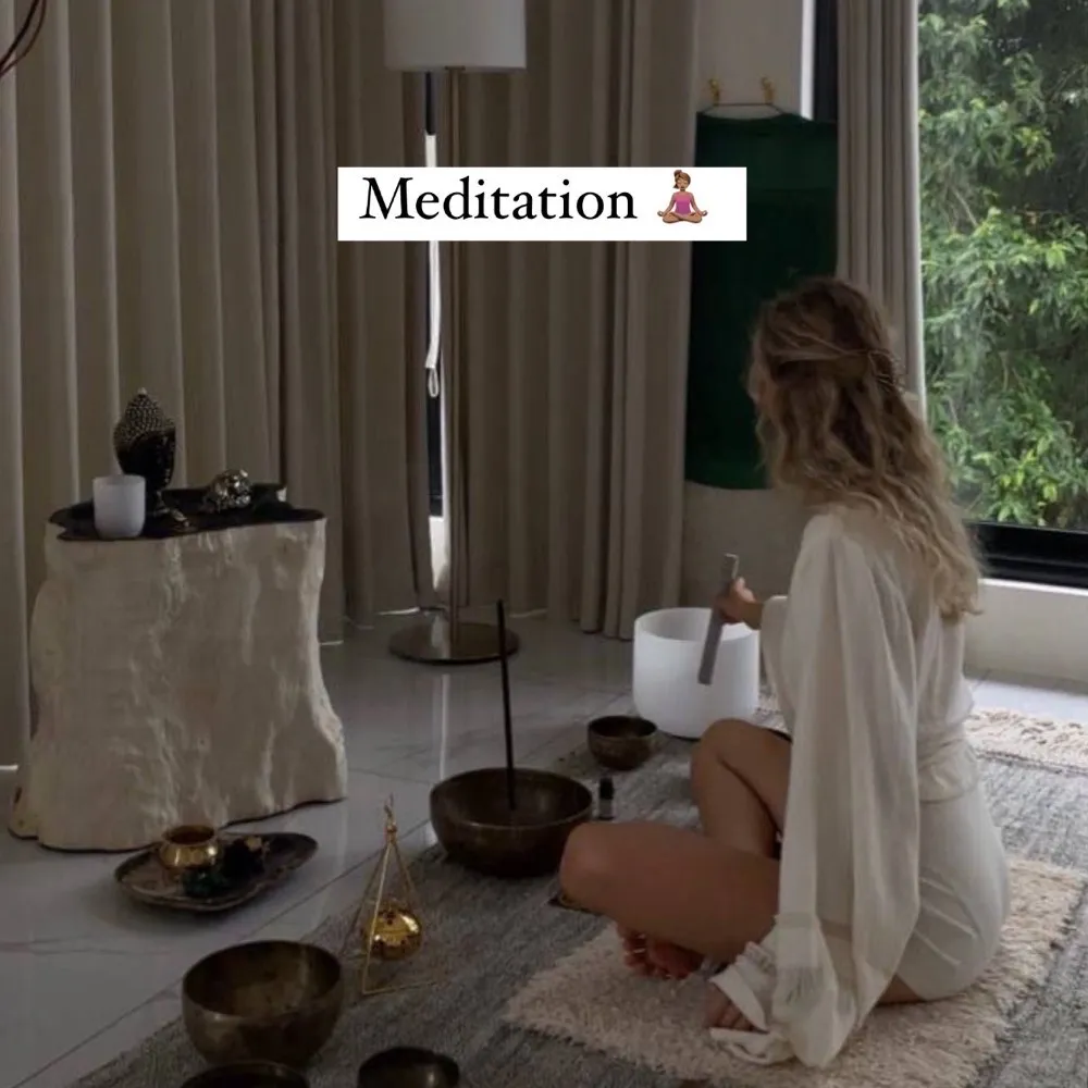 Idea for the weekend: meditation 🧘🏽♀️