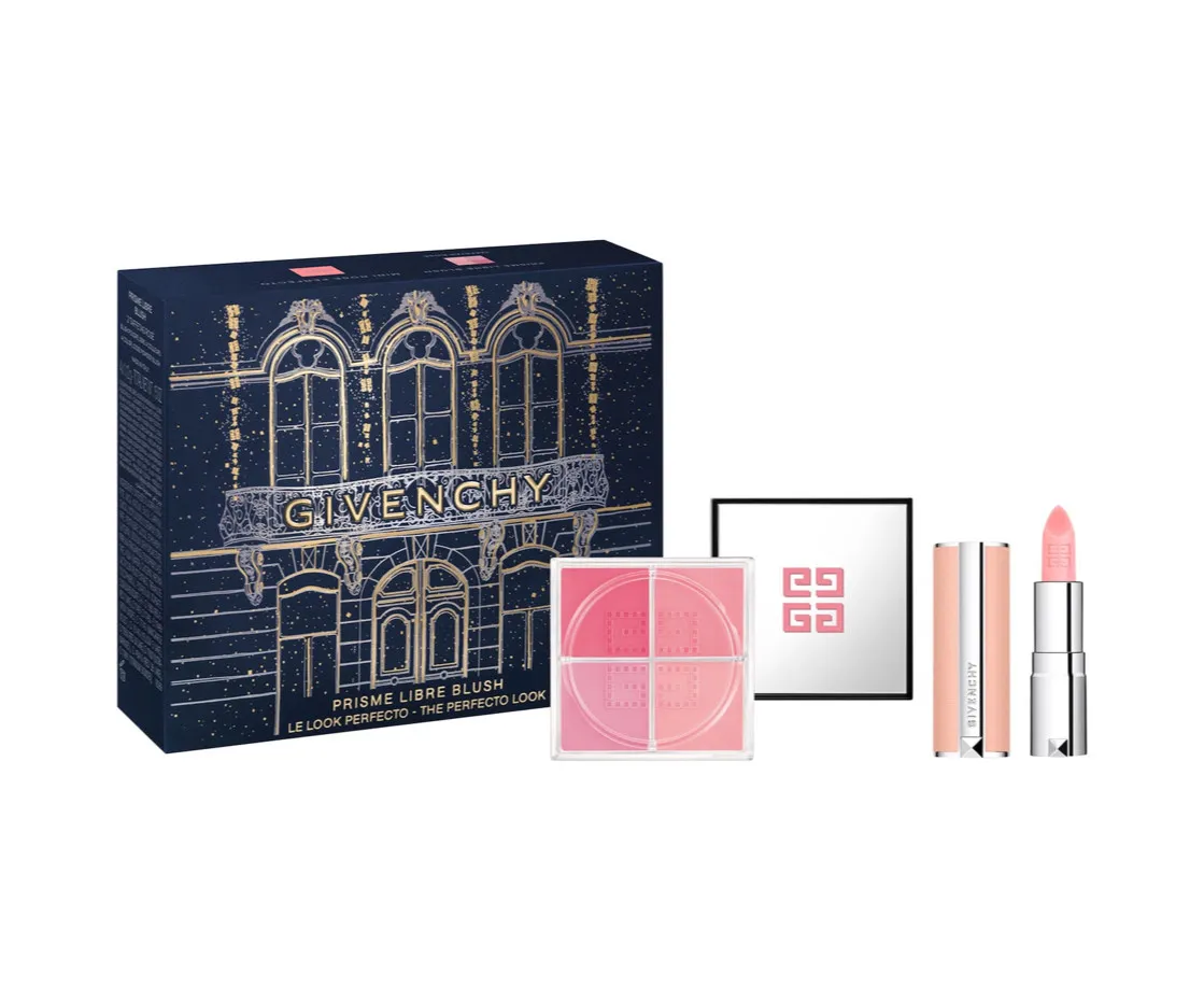 Givenchy
The Prisme Libre Blush & Perfecto Mini Lip Balm Set
