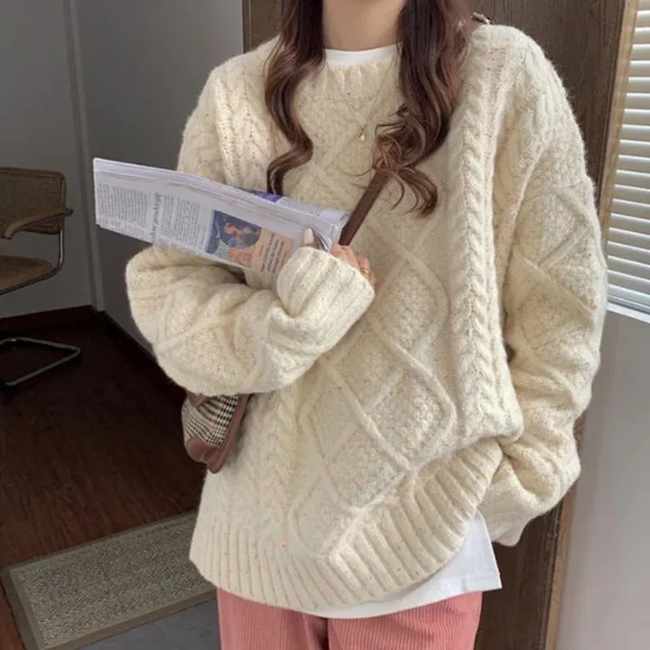 Oversized cozy sweater