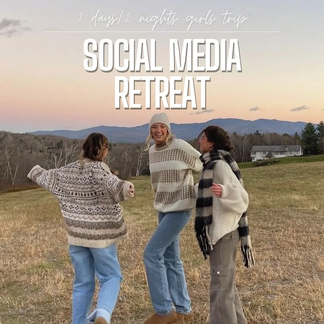 Social media retreat 😌