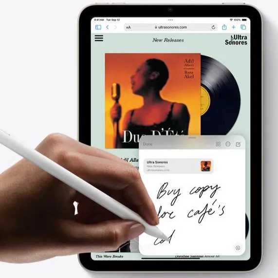 iPad mini with Apple pencil ✏️