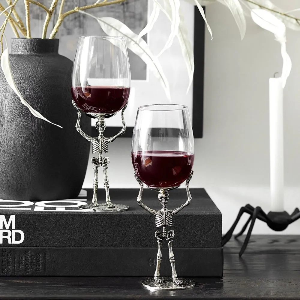 Skeleton Wine Glass 🍷