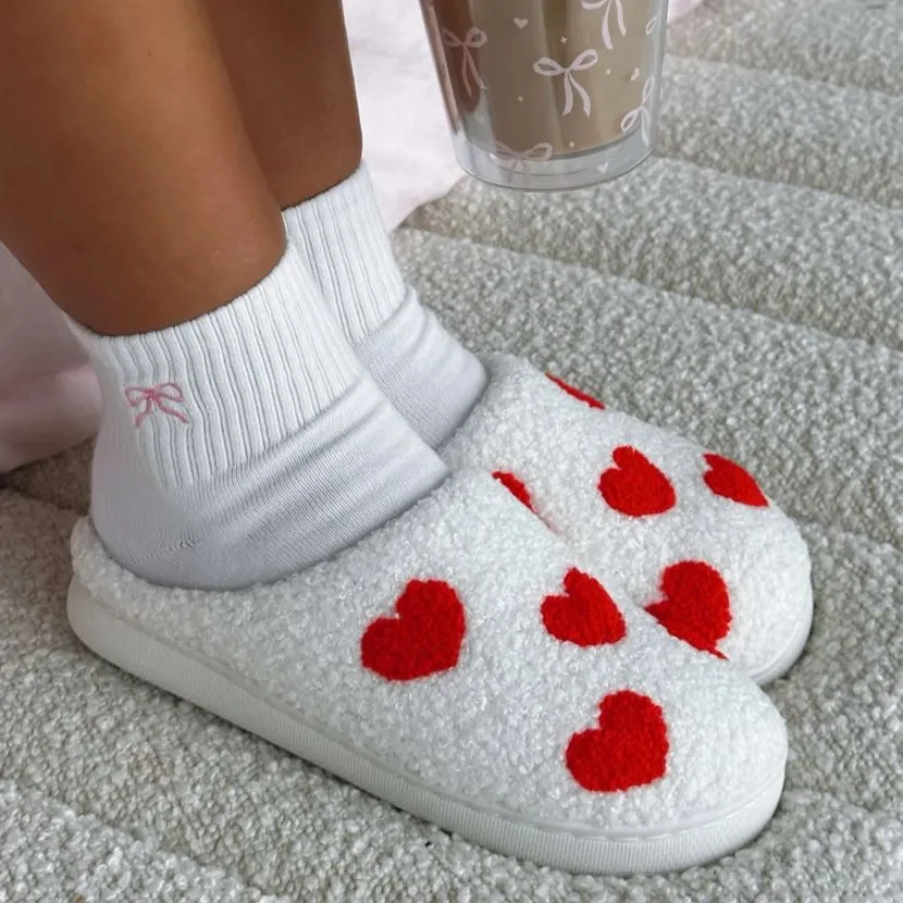 White Fox. Slippers