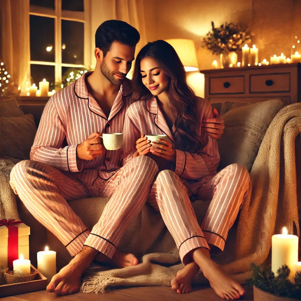 Matching Pajama Set
Cozy up together in matching, comfortable pajamas 💕