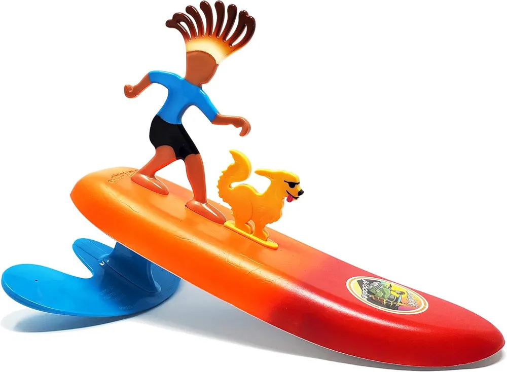 Surfer Dudes Classics Wave Powered Mini-Surfer and Surfboard Toy