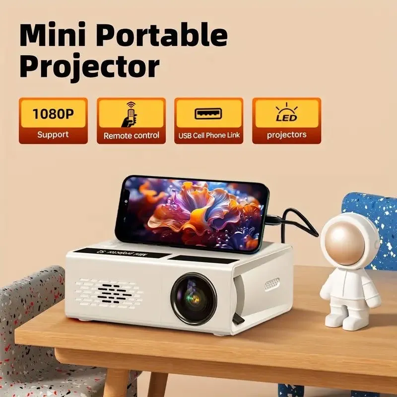 Home Mini HD Projector 📽️