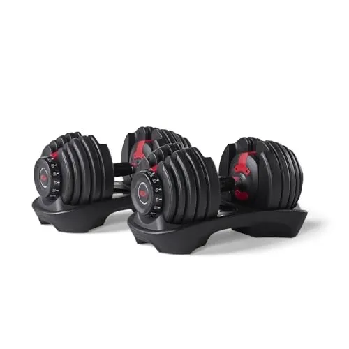 Adjustable Dumbbells 💪
One set replaces 15 pairs of weights—ideal for small home gyms.